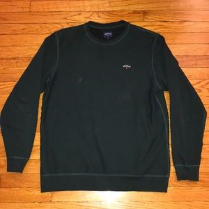 Forest Green NOAH Logo Crewneck Sweatshirt